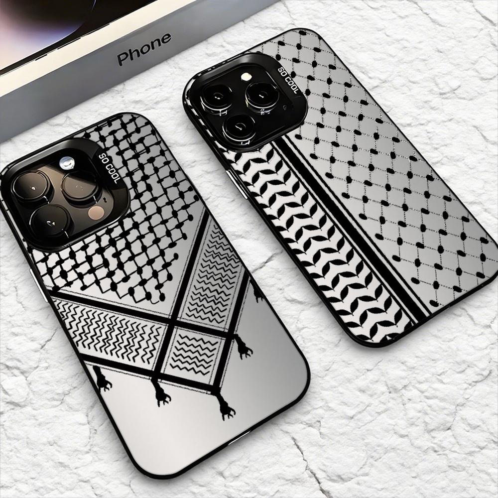 Phone Cases Iphone 16 Pro - Чехол для телефона Keffiyeh P-Palestine для