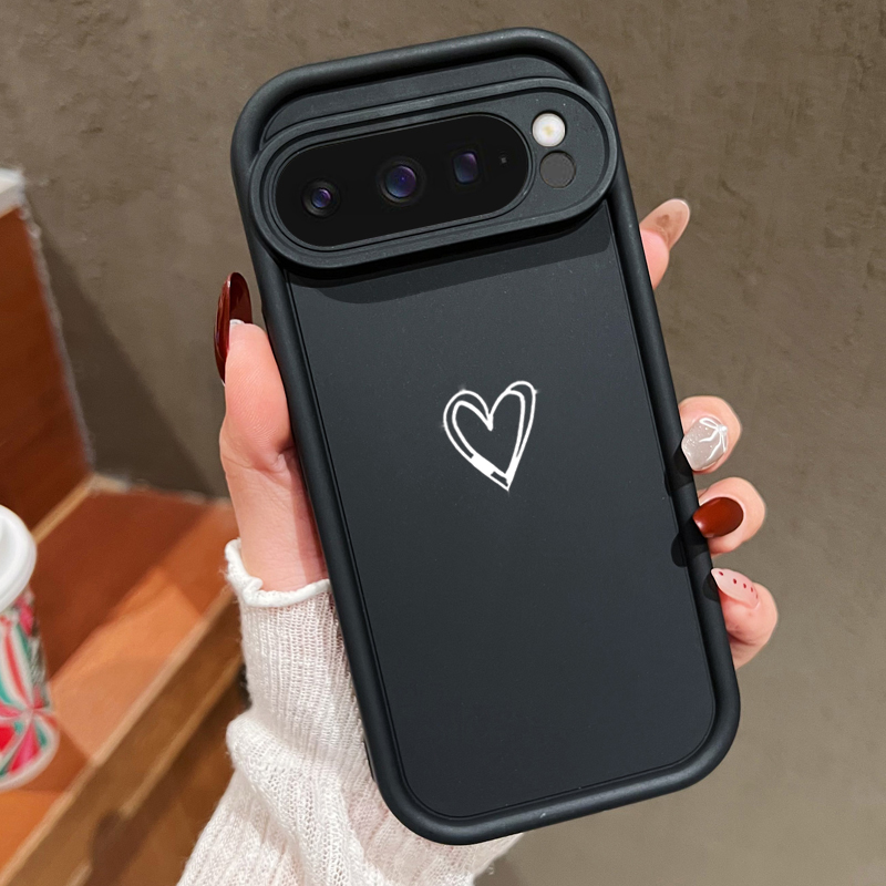Phone Cases Google Pixel 9A - Мягкий чехол с простым узором «Любовь»