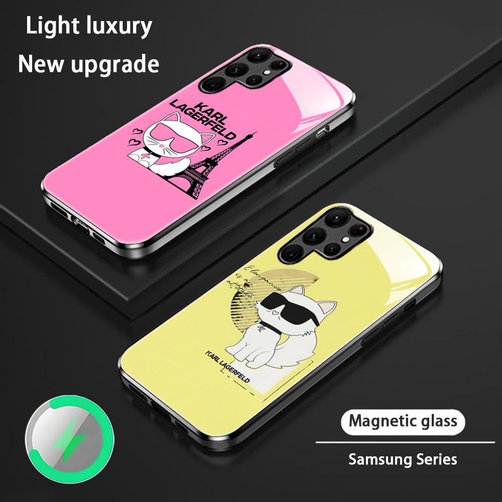 Phone Cases Samsung S23 - Модный чехол для телефона с кошачьим