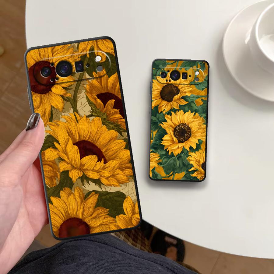Phone Cases Google Pixel 9A - Чехол для телефона Sunflower Sea Funda