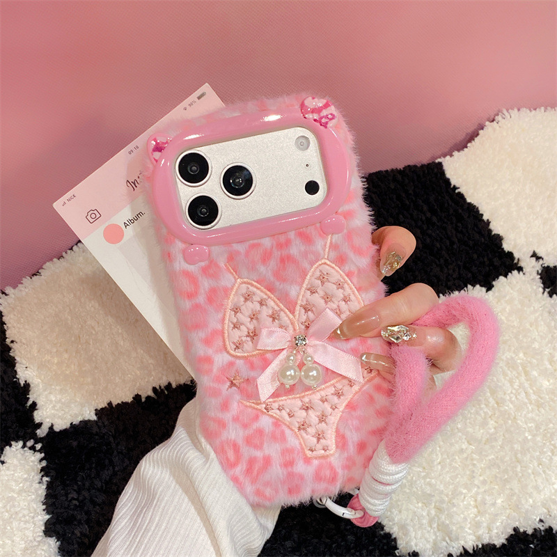 Phone Cases Iphone 16 Pro - Роскошный плюшевый чехол для телефона с