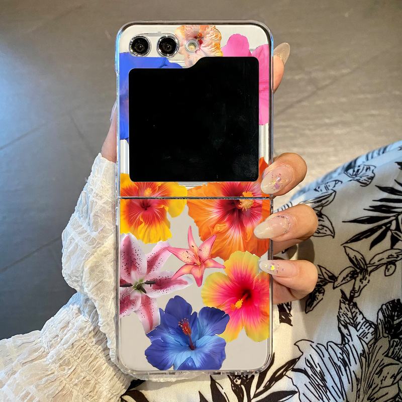 Phone Cases Z Fold 7 - Реалистичный чехол для телефона с цветочным
