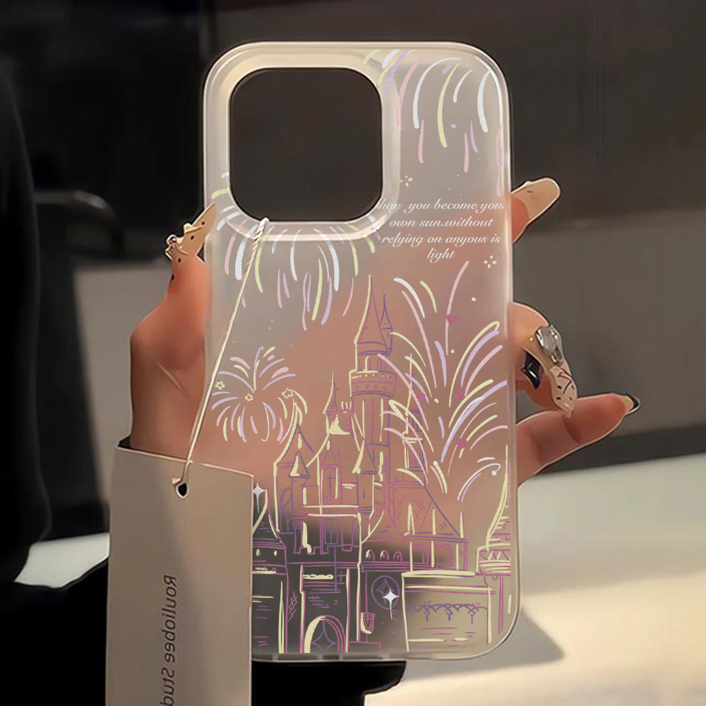 Phone Cases Disney - Прозрачный силиконовый чехол с изображением замка