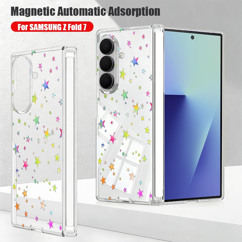 Phone Cases Z Fold 7 - Магнитный чехол с автоматической адсорбцией для