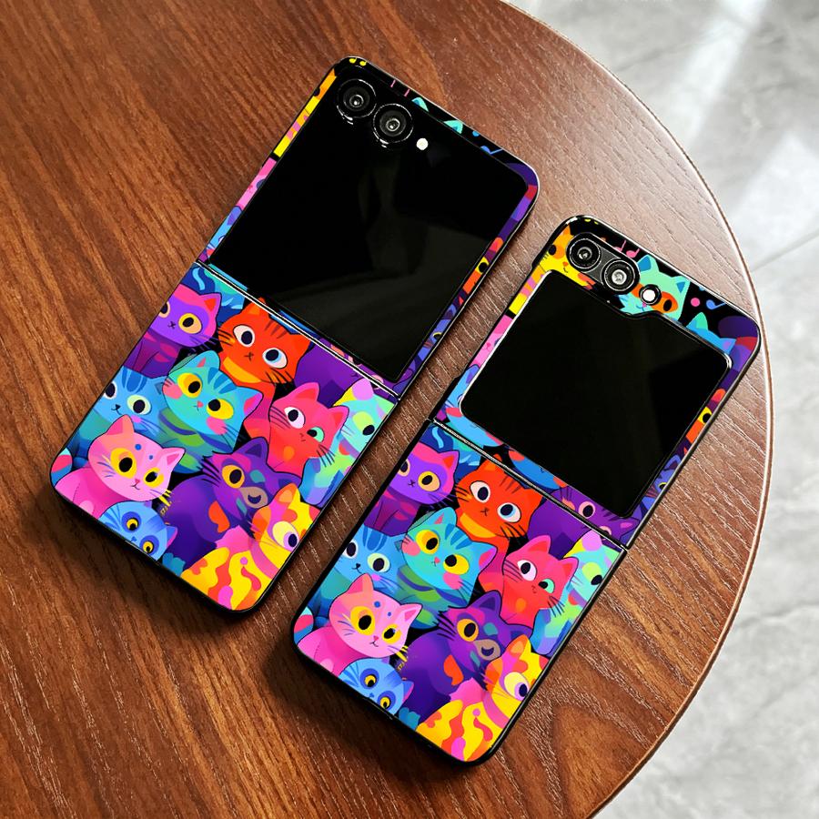 Phone Cases Z Fold 7 - Чехол-накладка Full Cover Cat для Samsung
