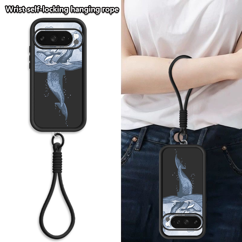 Чехол-ремешок с принтом китов- – обзор и цена Phone Cases Google Pixel 9A
