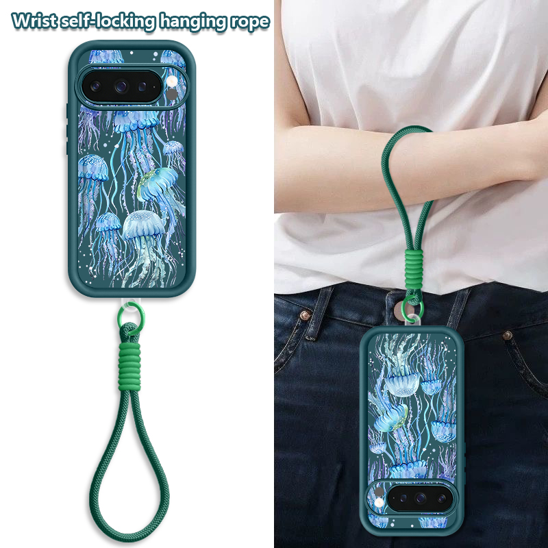 Чехол-ремешок с принтом китов- – обзор и цена Phone Cases Google Pixel 9A