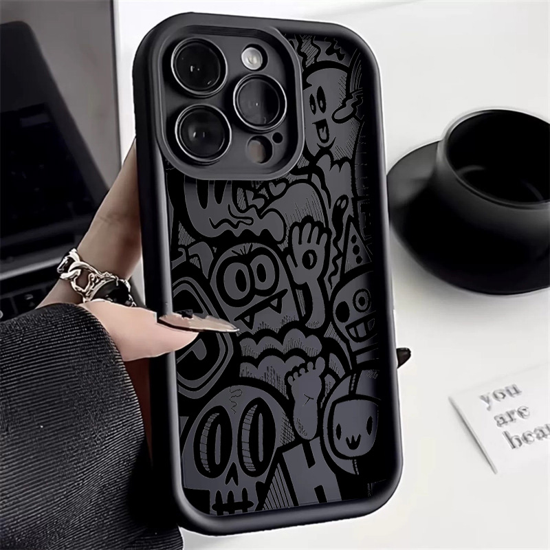 Черный чехол с граффити для iP – обзор и цена Phone Cases Xr Iphone